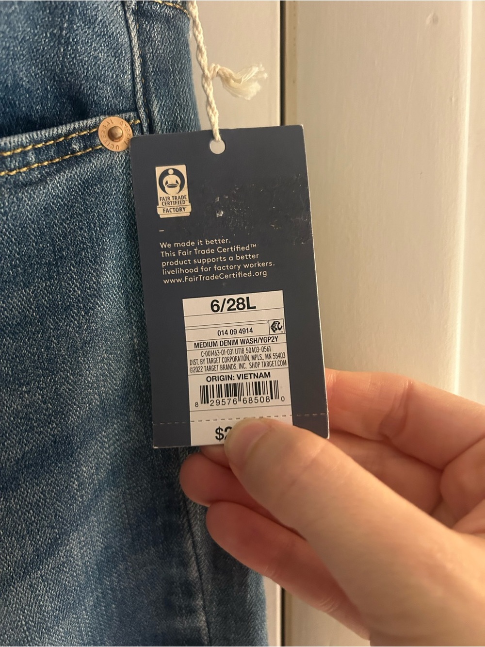 Universal Thread High Rise Slim Straight Jeans *New - Picture 3 of 5